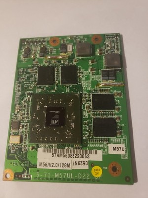 Rare Sager Clevo M570A M570U D900T D900K Ati Mobility Radeon X1600 128mb Gpu