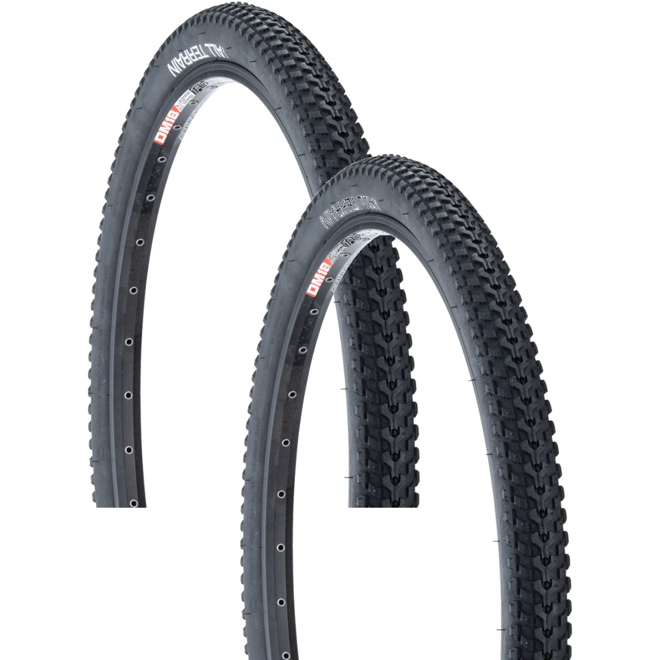 2- WTB All Terrain 26x195 Clincher Wire Black 27tpi Touring Hybrid 12190₽