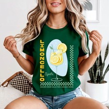 Limoncello Spritz Cocktail Food Drink Womens T-Shirt Golden Hour Lemon