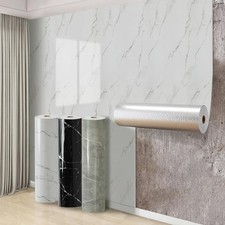 Marble Self Adhesive Thermal Wallpaper Kitchen Bathroom Waterproof Wall Stickers