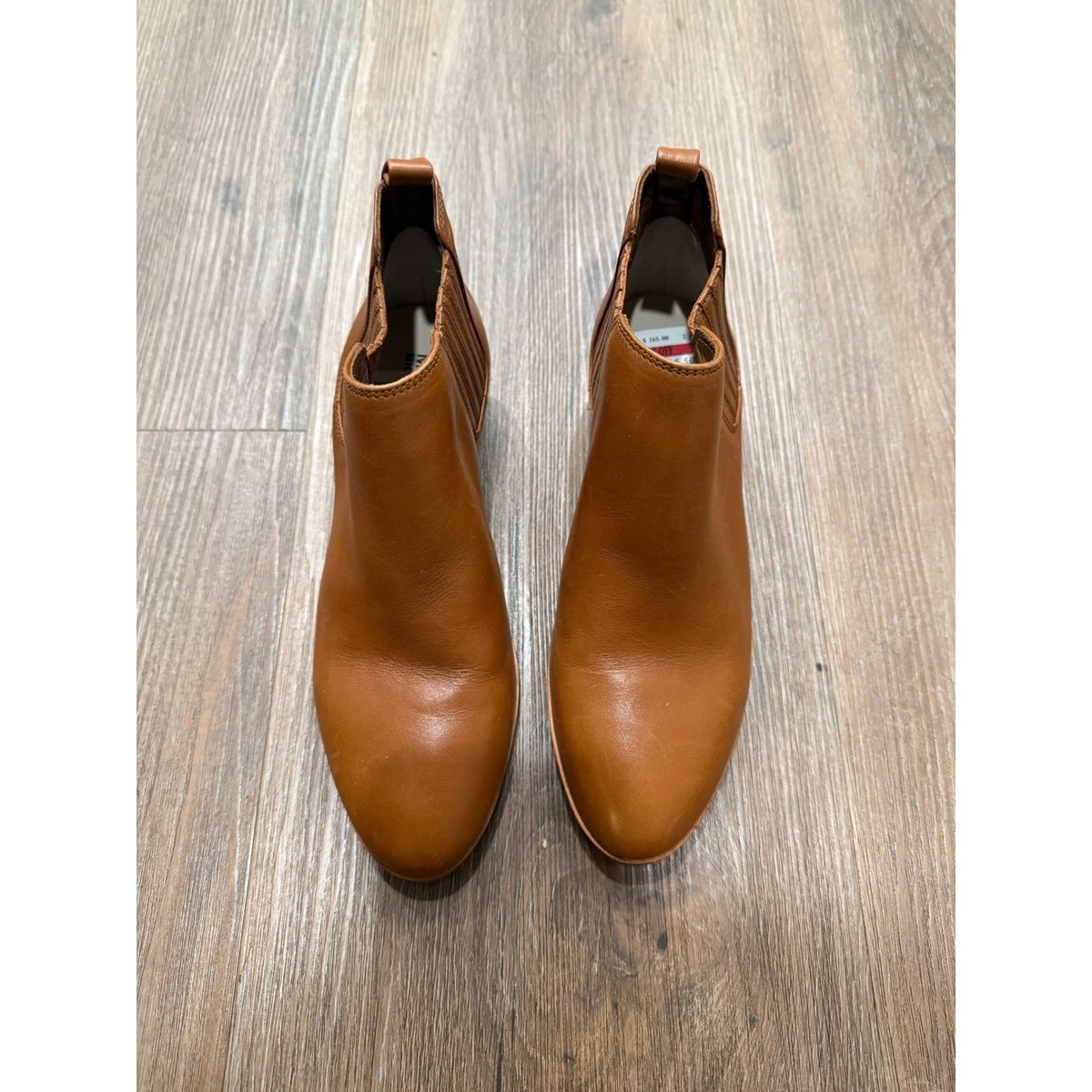 brown flat dress boots Thursday Boot Company Men's Brown Leather Captain Lace-Up Size 8 Wide