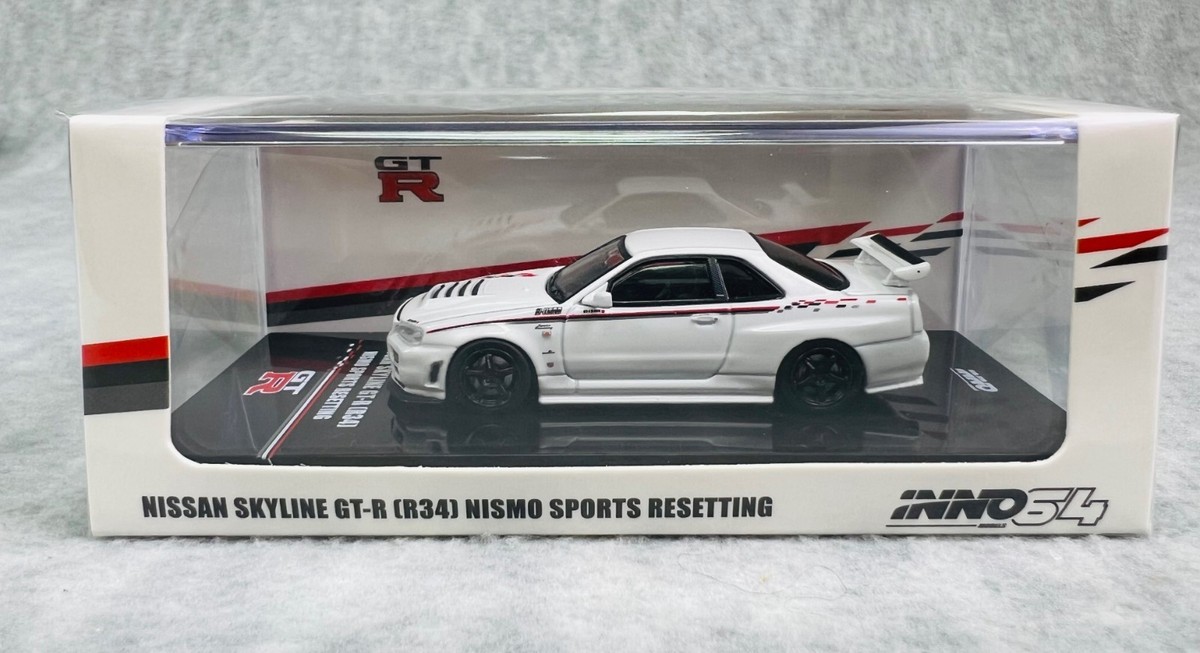 🎌🎌🎌Inno64 Nissan Skyline GT-R (R34) Nismo Sports