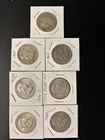 Silver Half Dollars - Lot Of 7. - Barber And Franklin