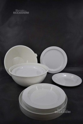 Guzzini Picknick Geschirr Set weiß für 5 Personen