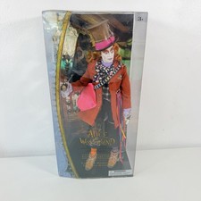 Disney Film Collection Mad Hatter Collector's Doll Alice in Wonderland - New