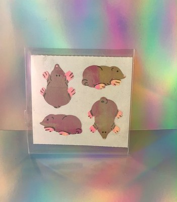 ORIGINAL Album Sticker 90er Abschnitt Modul Vintage PEARLY Maulwurf Aufkleber