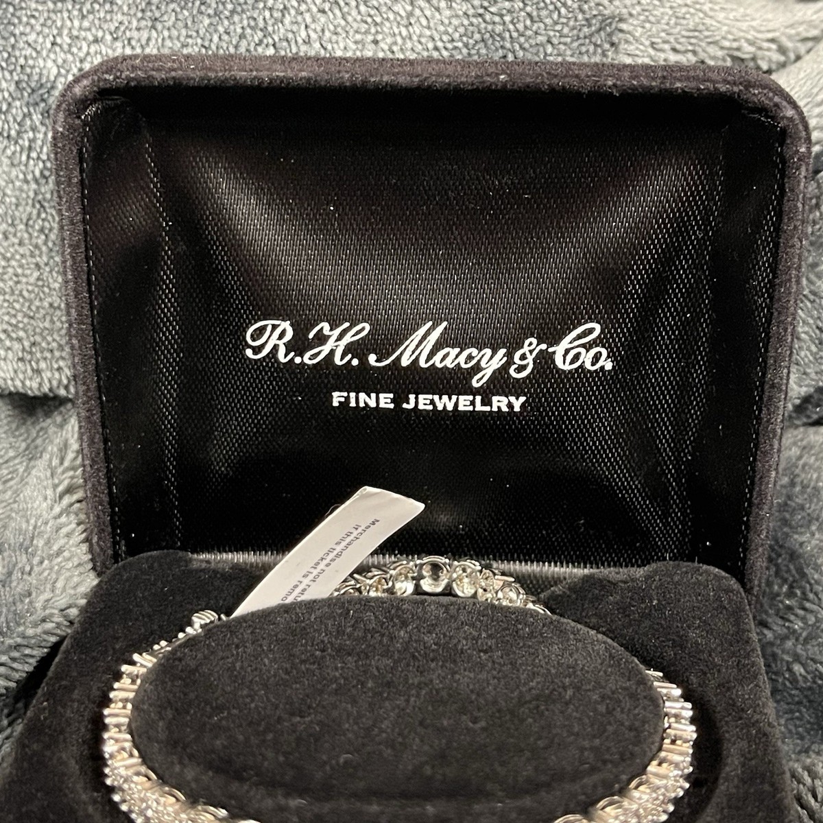 Macy's Tennis Bracelet (1/4 in Sterling Silver for sale