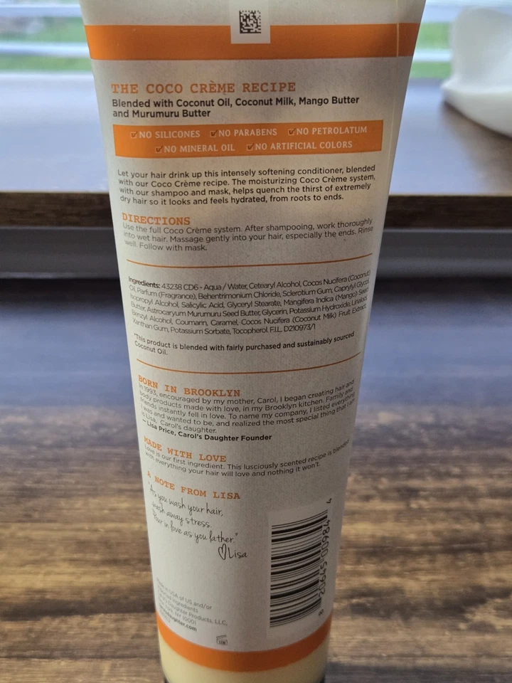 Acondicionador Carol's Daughter Coco Creme Curl Quenching 8,5 fl oz Foto 2 de 4