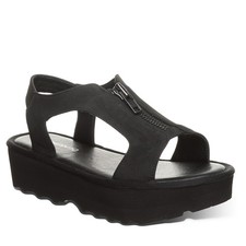 Bearpaw Venice Womens Sandals - 3254w - Comfort Cozy Heeled S Black - 7 Medium