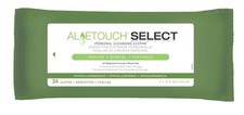 Medline AloeTouch Select Personal Cleansing Cloth Wipes, Scented, 8 x 12, 24