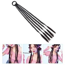 Long Braided Ponytail Extension with Hair Tie for Thin Thick Long or Short Hair