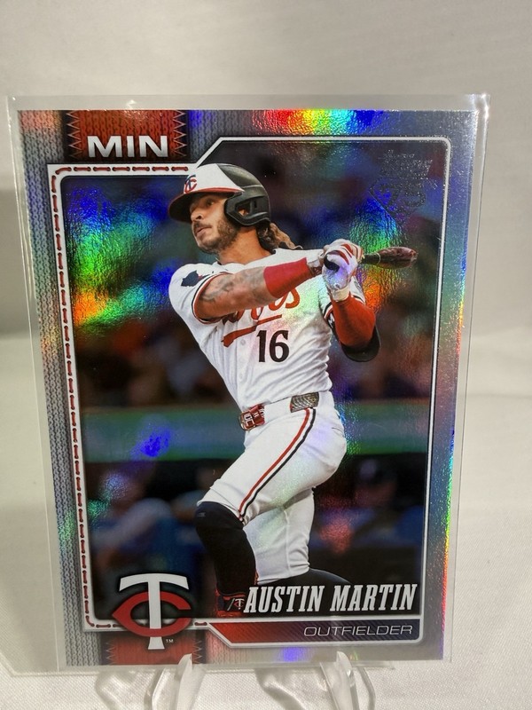 2026 Topps Series 2 Austin Martin Rainbow Foil #416 - Twins 