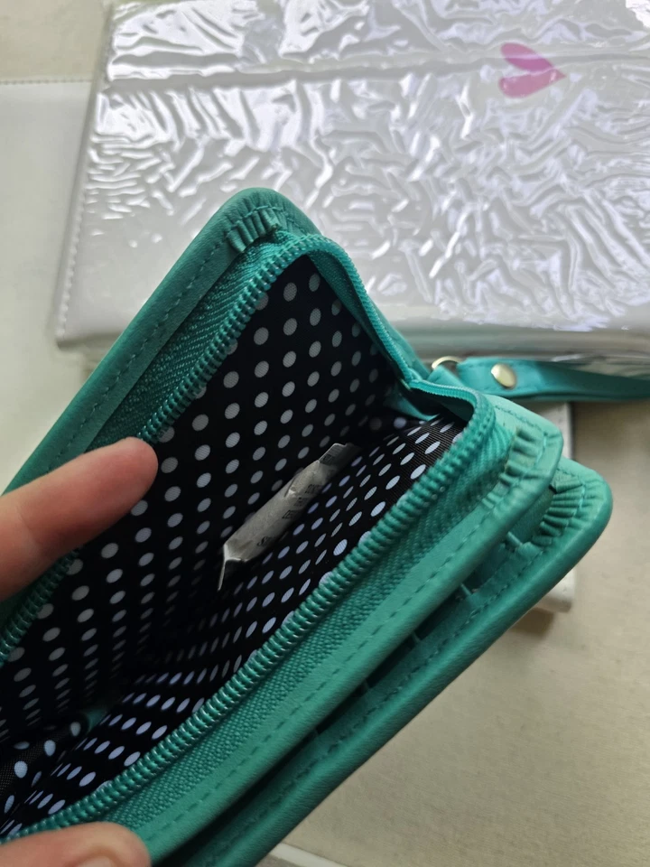 Lote de negocios Origami Owl - Cartera azul O2, 2 soportes para tabletas. Suministro de barra de joyería Foto 3 de 4