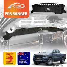 Alfombrilla de tablero para Ford Next-Gen Ranger 2022-en adelante cubierta de almohadilla de microfibra interior