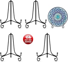 vivinin 4 Pack Plate Stands For Display,Plate Holder 6 '',Picture Frame Stand