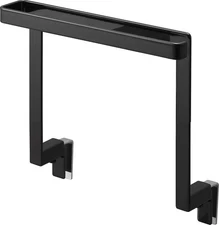 Under-sink towel rack, H15, black, W20 x D9-10 x H19.5cm, Tower