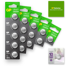 CR2025 2025 GP Batteries 3V Lithium Coin Cell DL2025 Keyfob *EXPIRY 01/2034*