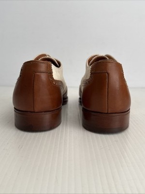 Polo Ralph Lauren Crockett & Jones Iconic Wingtip Brown White