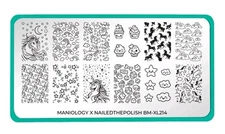 BMXL214 Maniology  Nail Stamping Plate Unicorn