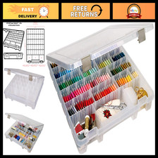 Clear Art  Craft Organizer - Super Satchel Slim with Removable Dividers, Plasti