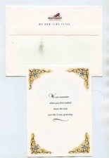 Southwest Airlines 15th Anniversary Card & Envelope & Hertz Discount 2004