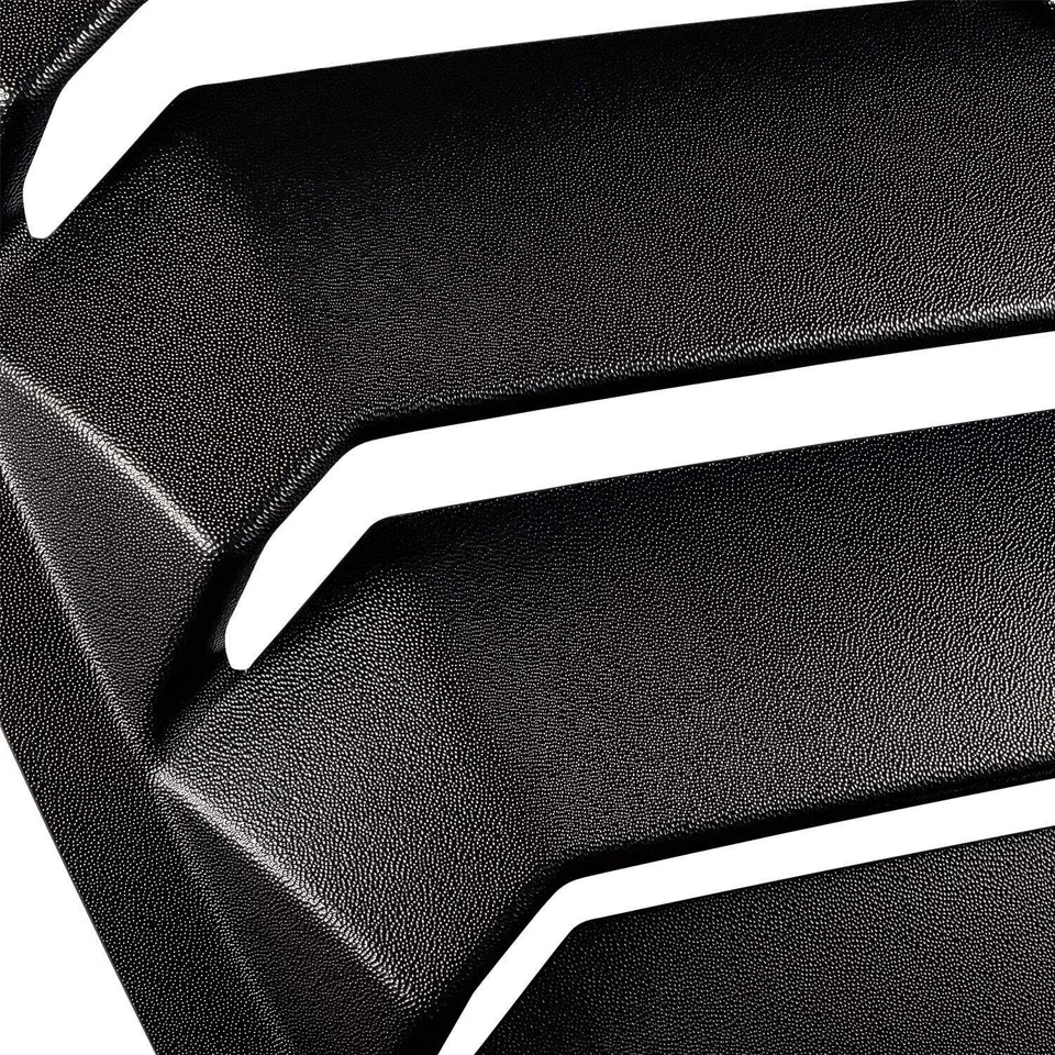 For Hyundai Genesis Coupe 10-16 Rear Window Louvers Scoops Windshield Black - Image 3 of 4