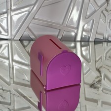 Kid Mail Box 3 Different Colors Green Frog, Pink Heart, Blue Dog. 5in L 4in W