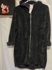 Made in Italy, Damen Jacke, Übergangs-Jacke , Cord, Schwarz, Größe ca 42-46