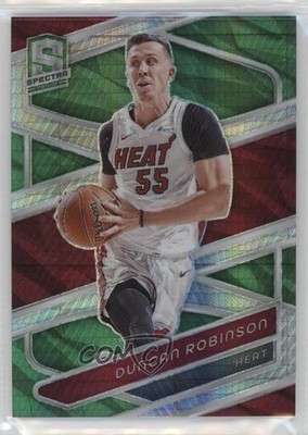 2023-24 Panini Spectra International Green Prizm /75 Duncan Robinson #65 1d6r