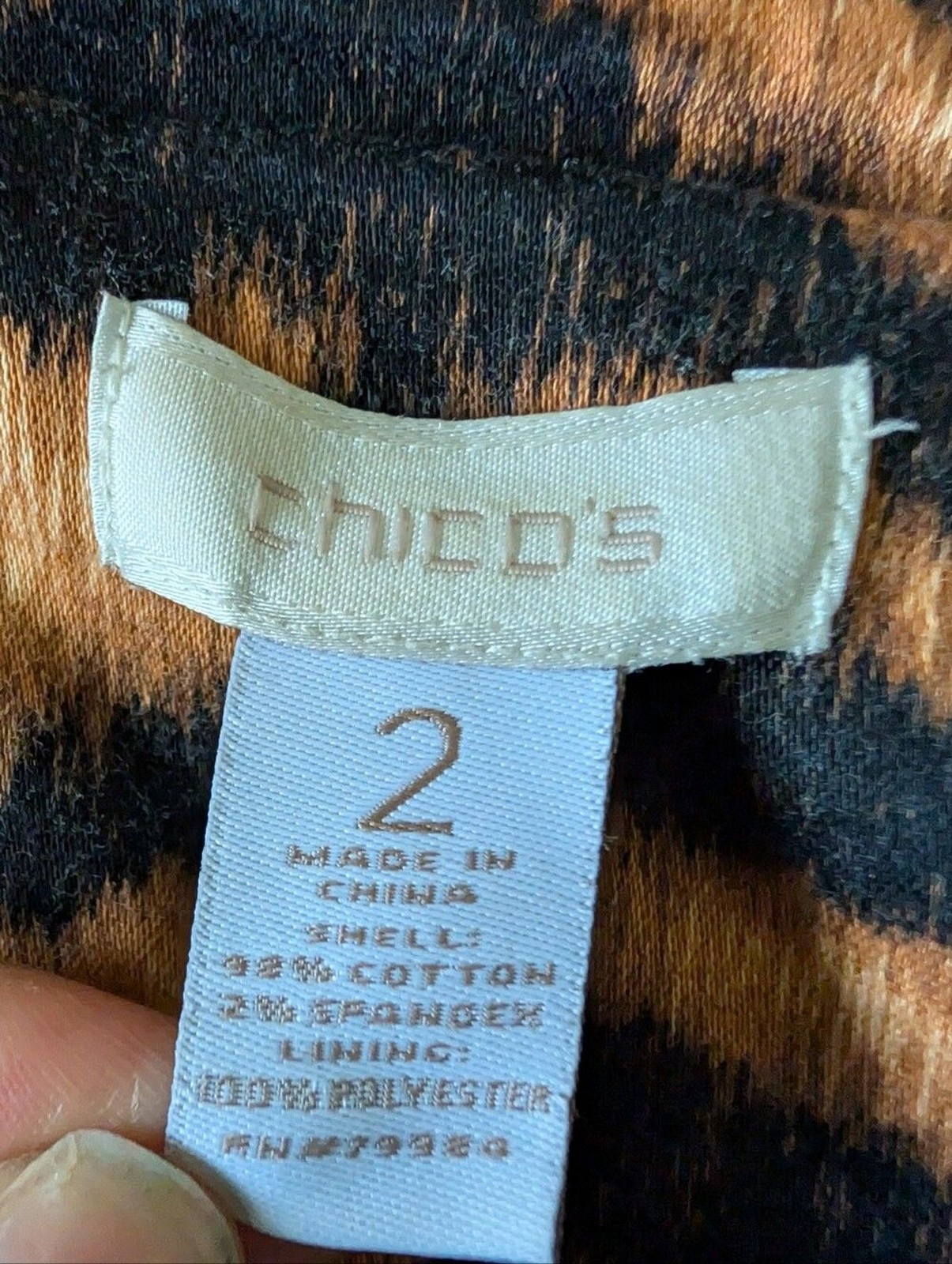 Chico's Maximalist Animal Print Tailored Blazer  Statement Tiger Stripe Sz Large image 5