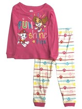 Paw Patrol Toddler Girls Pink Funshine Pups Pajamas Skye  Marshall Sleep Set