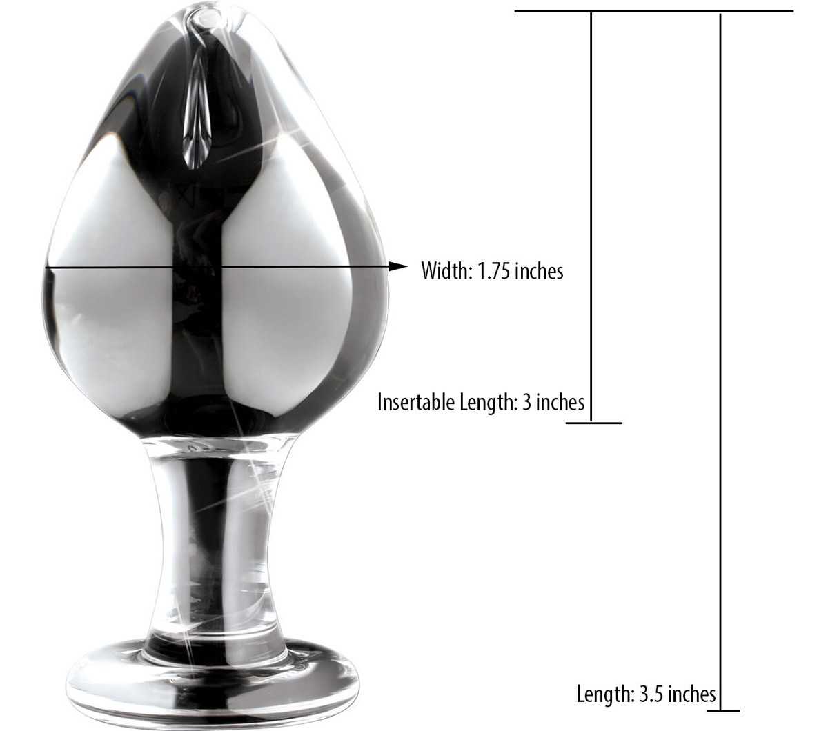 genshin anal plug Tailz Snap-On Remote Vibrating XL Anal Plug main image 1