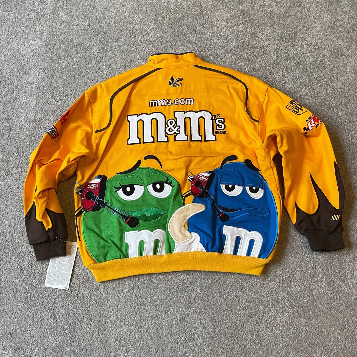 VTG NASCAR Jacket Mens 5XL M&Ms Elliot Sadler Racing MMs JH