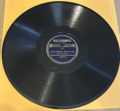 B*e様 ザ　ブルーベルズ　12インチシングル Bluebird 78 RPM Shep Fields - 12th Street Rag / Nero 6817 V+ Jazz