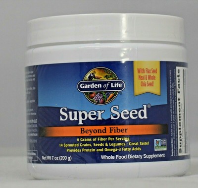 Super Seed Garden Of Life Beyond Fiber 200 Grams 7 Oz Ebay