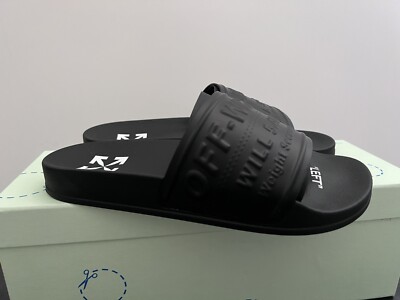 OFF-WHITE | LOGO POOL SLIDER (WOMEN) サンダル Authentic Off-White Virgil Abloh Logo Pool Slides Sandals