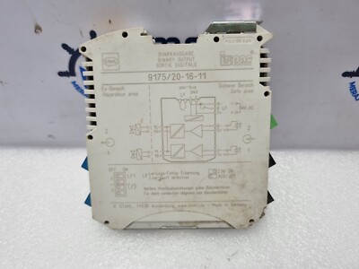 Stahl 9175/20-16-11 Binary Output Isolator Barrier 24V