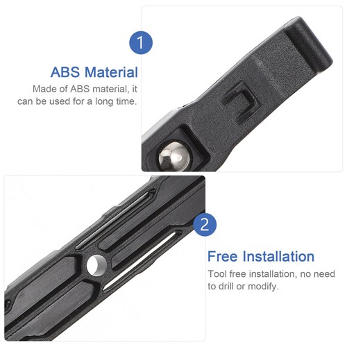 1Pair Hard Drive Mounting Plastic Rail Kit for Quick and Easy Setup - Bild 6 von 12