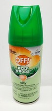 OFF Deep Woods Insect Repellent Aerosol Dry Non-Greasy Formula, Bug Spray 2.5oz
