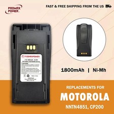 NNTN4851 Battery Replacement for Motorola Radios CP200, CP200XLS, EP450