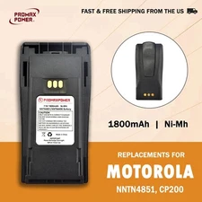 NNTN4851 Battery Replacement for Motorola Radios CP200, CP200XLS, EP450