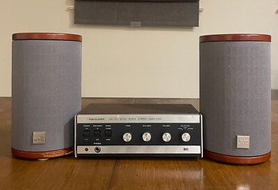 Vintage Realistic SA-101 Stereo Amplifier + JVC FSSD9 Speakers