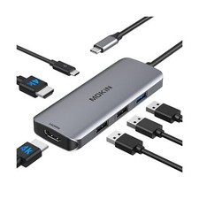 Docking Station USB C to Dual HDMI Adapter, USB C Hub Dual HDMI Monitors for ...