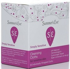 Summer's Eve Feminine Cleansing Cloths Sensitive Skin 16 ea..