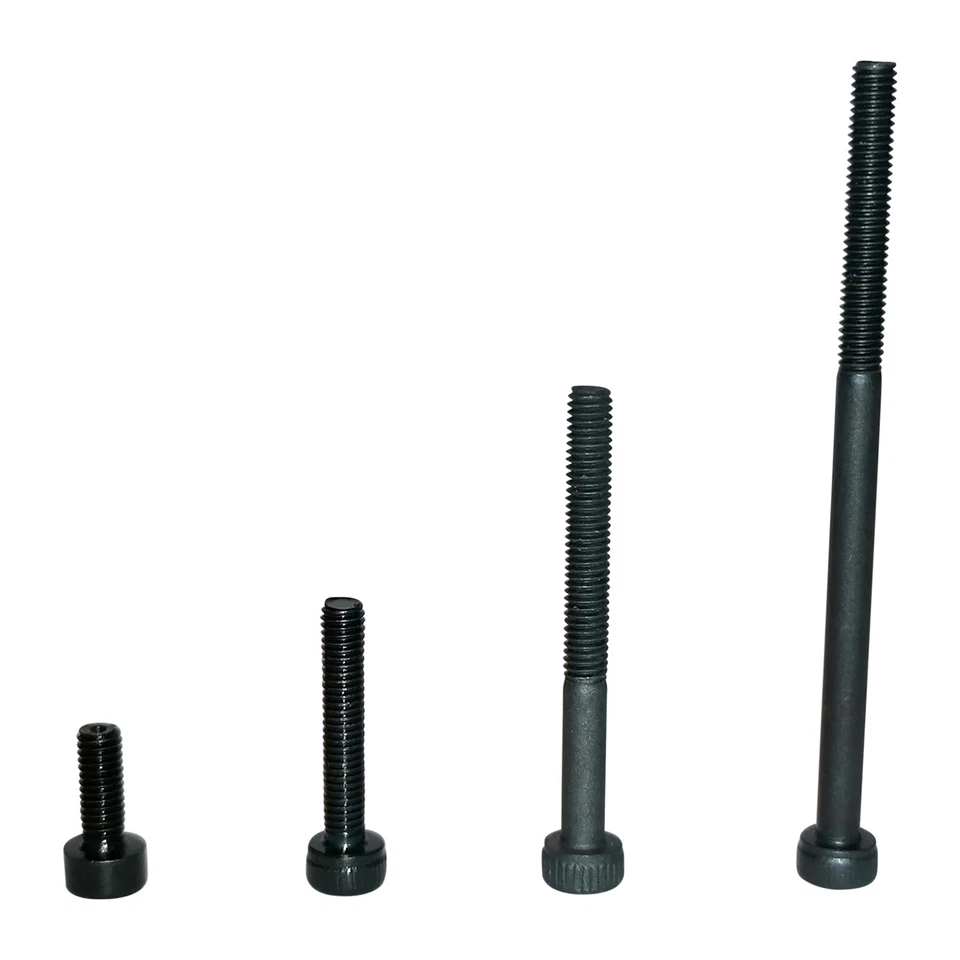 M3 M4 M5 Zylinderkopfschrauben-Stahl-schwarz- hochfest 12.9 -ab 2 Stück