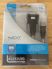 Next Network USB 2.0 to RS232 Serial Converter Port 9 Pin Adapter Cable 1.8M