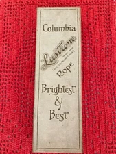 Antique Columbia Lustrone Embroidery Floss Thread Rope Original Box