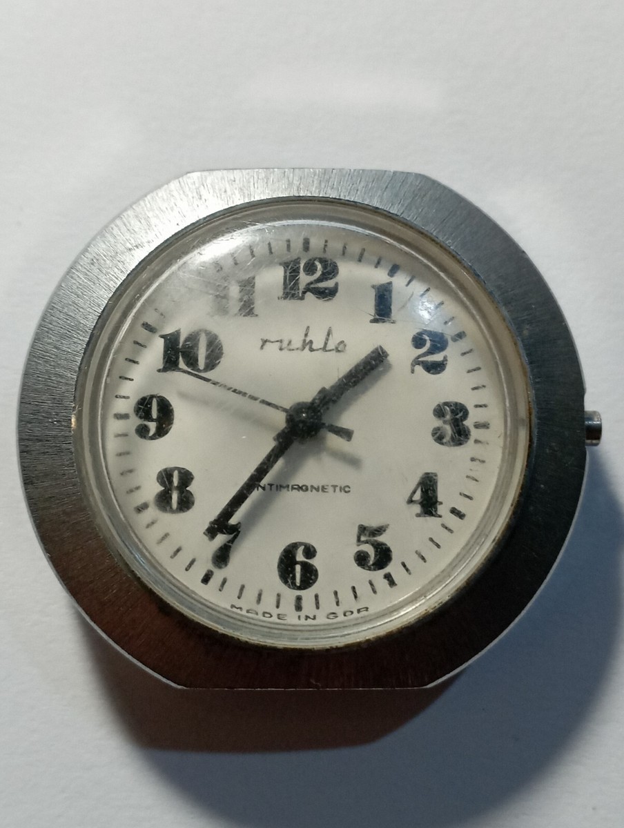 VINTAGE UMF RUHLA UFO OVERSIZED Germany watch sold for parts only