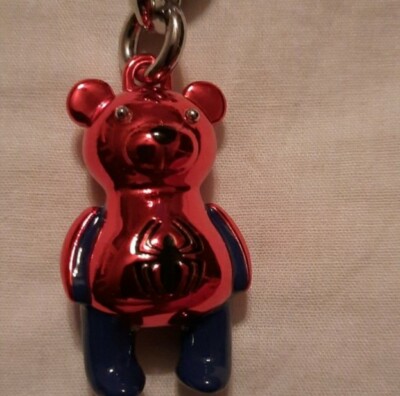 在庫有!COACH/Marvel Spider Man Bear Bag Charm/スパイダーマン COACH METAL MARVEL SPIDER-MAN BEAR KEYCHAIN CHARM 2754 MULTI