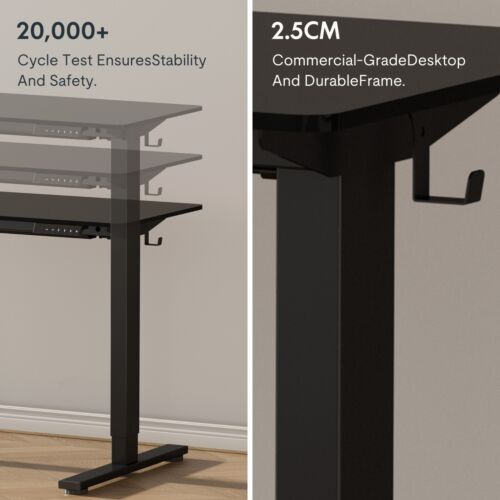 FLEXISPOT Motorized Electric Height Adjustable Sit-Stand Desk(EC1) - Picture 14 of 130